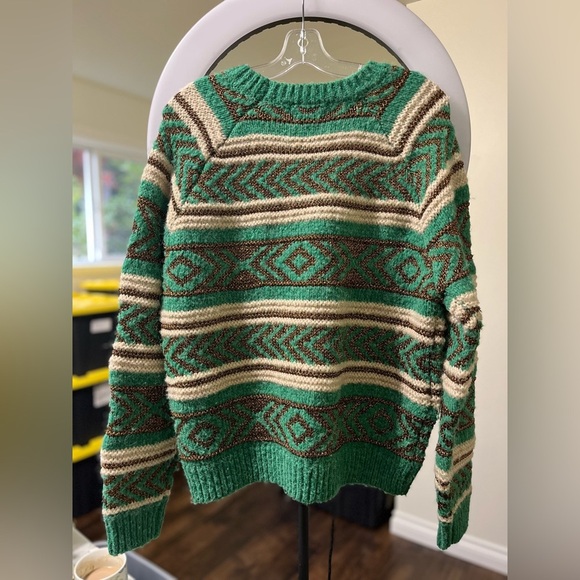 Scotch & Soda Metallic Fair Isle Sweater Wool Alpaca Blend - Picture 10 of 10
